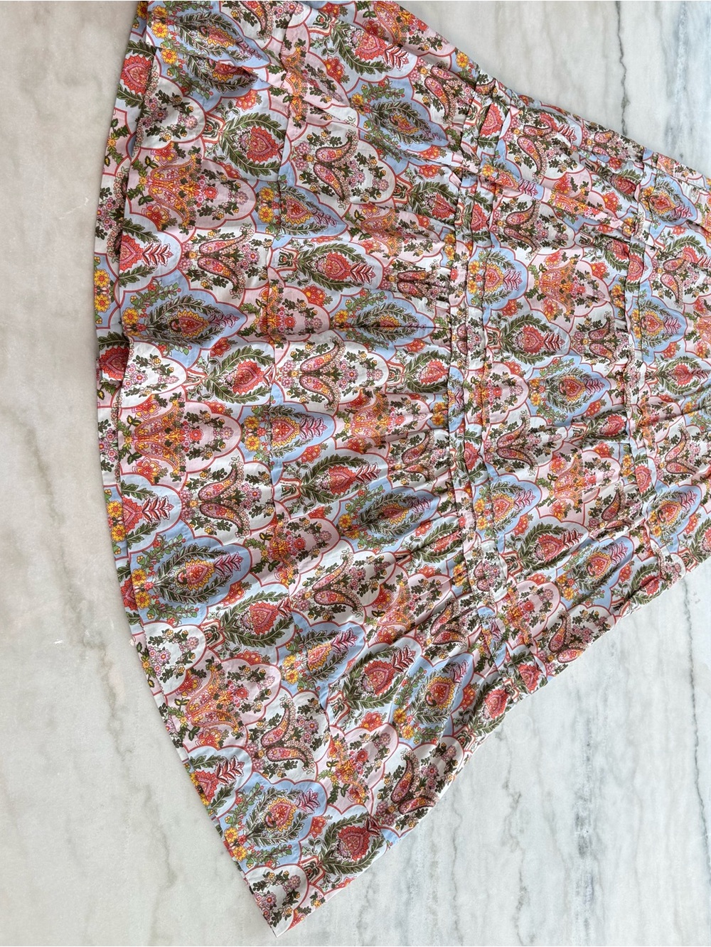 Anthropologie Somerset Maxi Dress Paisley Floral Boho Cottagecore Women Size M - Picture 8 of 13